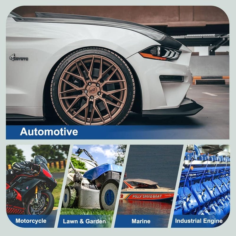 TORCH PK2 F6RTC Spark Plug Replace for NGK 7131 BPR6ES Spark Plug, for Bosch WR6DC WR7DC Spark Plug, for Champion RN9YC RN10YC Spark Plug,for Denso W20EPR-U Spark Plug,for MTD 951-10292/751-10292,OEM - Image 5